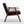 Mid Century Modern Accent Chair With Solid Wood Frame And Extra Thick Backrest