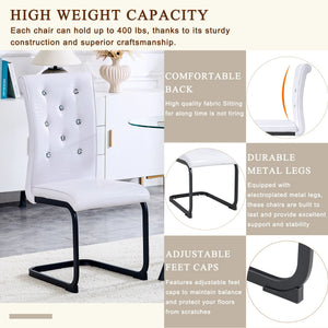 Alligator Skin Upholstered Dining Chairs