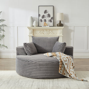 55' Corduroy Sponge Single Sofa