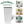 Indoor/Outdoor Modern Faux Rattan Design Square Planter, 22.6 inch White Plastic Large Planter with Automatic Watering System for Home and Garden (White, 22.6 inch - 2 Pack)