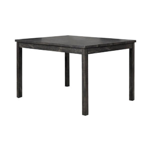 5 Piece Transitional Dining Set With Table And Upholstered Chairs