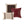 7 PC Pieced Faux Suede Comforter Set Red Cal King