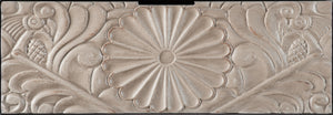 Hand-Carved Accent Cabinet with Drawer and Doors