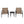 Modern Outdoor Chat Set: 2 Rattan Chairs with Side Table