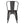 Set of 4 Stackable Metal Dining Chairs, Modern Industrial Slat Back