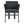 7 Piece Outdoor Dining Set With Table And 6 Chairs - Black / Teak / Gray