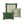 7 PC Faux Suede Comforter Set Green Queen