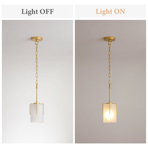 Adjustable Cylindrical Pendant Light