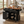54.2'' Mobile Kitchen Island with Glass Door Storage & Trash Bin