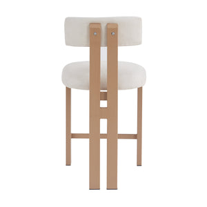 26.5'' Stylish Round Stools with Low Back