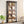 6 Tier Industrial Brown & Bookshelf With X Pattern Design - Rustic Brown