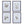 Verdura Botanica: Four-Print Houseplant Pencil Art Set