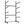 Freestanding Kayak Storage Rack With Lockable Wheels For Kayak, Canoe, Sup & Surfboard