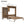Queen Size Murphy Bed With Louvered Design And Multiple Storage Shelves - Wood