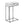 Accent Table, C - Shaped Contemporary & Modern Design