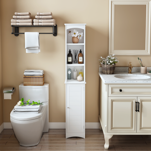 64.17'' Tall Bathroom Storage Cabinet