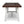 Equilibrium Outdoor Dining Table with Wooden Frame and Slat Top