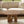 Rustic Ash Wood Veneer Coffee Table