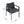 7 Piece Outdoor Dining Set With Table And 6 Chairs - Black / Gray / Teak