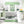 Twin Over Twin House Bunk Bed With Convertible Slide And Trundle - White