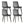 Modern Dining Chairs Ergonomic Design For Kitchen (Set of 4)