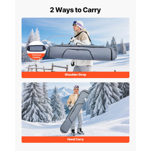 Padded Snowboard Bag for Snowboards Up to 65 in