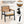 Modern 7-Piece Dining Set with Acacia Wood and Iron Frame