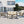 6-Piece Outdoor Patio Furniture Set with Steel Frame Sofa & Acacia Wood Table