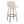 Toriano - Contemporary Fixed Height Barstool Swivel And Round Footrest (Set of 2)