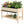 Raised Garden Bed with Water Collection Tray and Storage Shelf