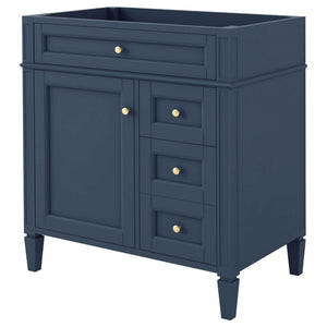 Bathroom Vanity With 2 Drawers And Tip-Out Drawer, Storage Cabinet