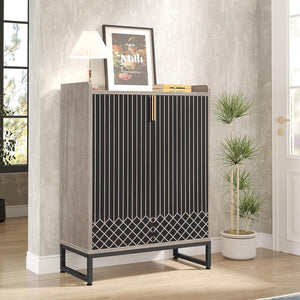 5 Tiers Shoe Storage Organizer With Doors