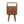 Solid Wood Mini Lille Curved Nightstand
