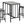 3 Piece Dining Set, Counter Height, Rectangular, Small, Contemporary & Modern