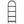 Tall 4 Tier Arched Open Bookshelf Storage Rack - Black