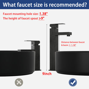 Ceramic Circular Vessel Bathroom Sink Art Sink