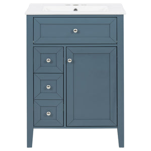 Bathroom Vanity With Sink, Soft Closing Cabinet