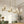Willow - 8 Lights Island With Clear Ribbed Pendant Lamp Satin - Antique Brass / Clear / Gold