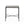 Outdoor Square Side Table with X Shaped Iron Frame - Black