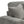 Tavia Reversible Sectional Sofa With 6 Pillows - Gray