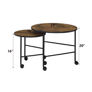 Oblis Vintage Nesting Tables (Set of 2)