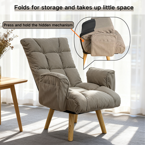 Rotatable Adjustable Back Lazy Sofa Lounge Chair
