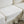 L-Shaped Sectional Sofa With Removable Ruffled Skirt, Flared Arms, Ottoman - White