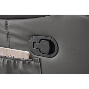 Recliner Chair With Vibration And Heating - Gray