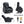 Dark Recliner with Power Lift Assistance
