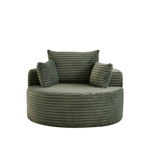 Modern Single Sofa With Backrest Pillow For Living Room