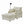 Oversized Chaise Lounge Chair with Ottoman and Storage in Beige