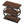 Industrial Narrow End Table With 3 Shelves