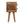 Solid Wood Extra Mini Curved Oak Bedside Table