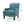 Serenada Upholstered Fabric Club Chair With Nailhead Trim And Tapered Birch Legs